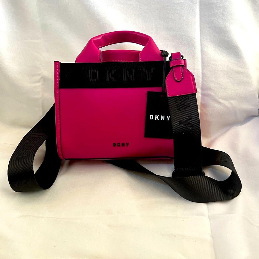 💖 DKNY Pink Crossbody Purse